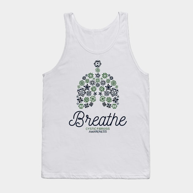 Cystic Fibrosis Shirt | Breathe Awareness Gift Tank Top by Gawkclothing